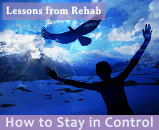 flying eagle, lessons from rehab, stay in control, like an eagle
