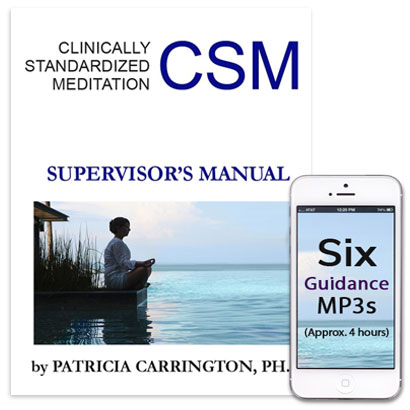 Clinically Standardized Meditation training ebook, mp3s