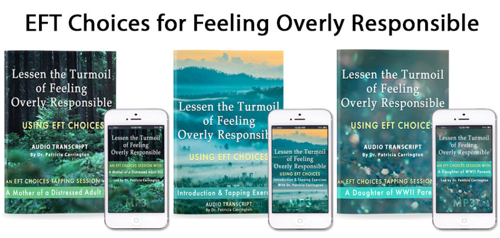 eBook covers, ebook covers on smart phones, nature, eft choices for feeling overly responsible