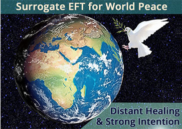world, peace dove, distant healing, surrogate eft for world peace image