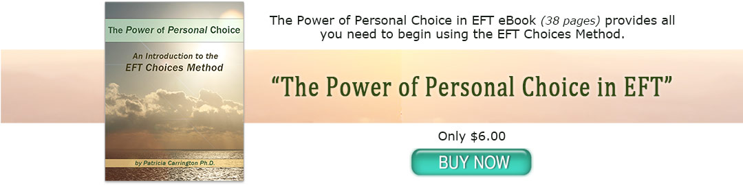 Power of personal choice in Emotional Freedom Technique ebook banner