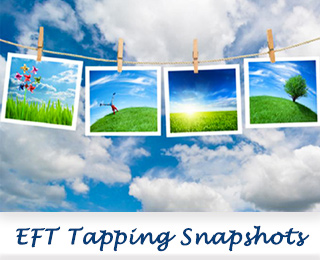 snapshots hanging on a clothesline, eft tapping visions