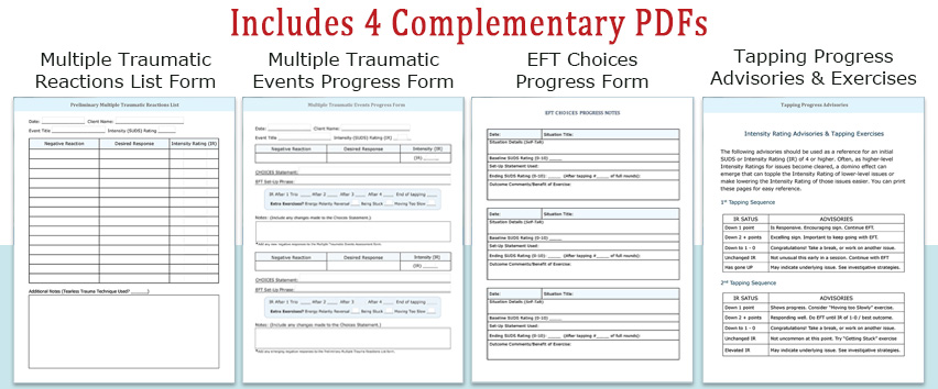 eft choices pdf forms for practitioners, counselors, therapists, trainers