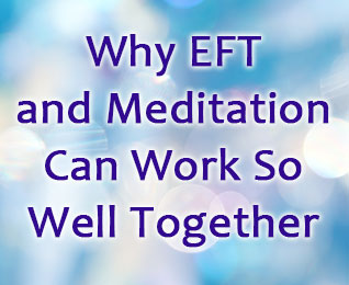 Why EFT and Meditation Work Well Together, Bokeh , blue, white, pink